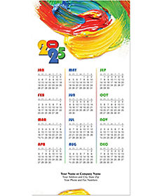 Calendar Cards: Colorful Creation Calendar Card